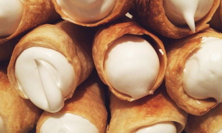 Рецепт слоеных трубочек с кремом