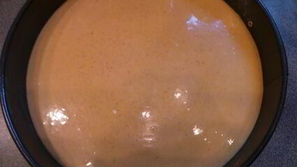 тыквенный чизкейк с заварным апельсиновым кремом