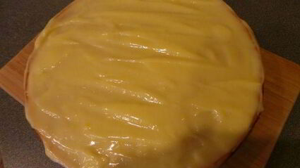 тыквенный чизкейк с заварным апельсиновым кремом