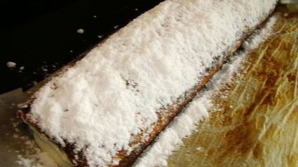 тыквенный рулет с творожным кремом