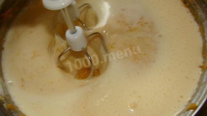 тыквенный рулет с творожным кремом