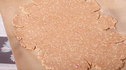 яблочные печенья с отрубями, кунжутом и творожным кремом