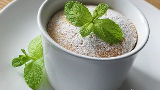 Лимонно-ванильный пудинг