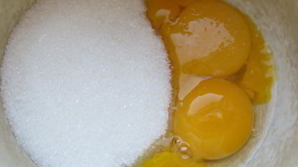 манный пудинг с мандаринами