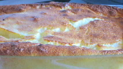 манный пудинг с мандаринами