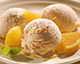 Апельсиновое мороженое