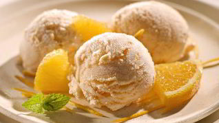 Апельсиновое мороженое