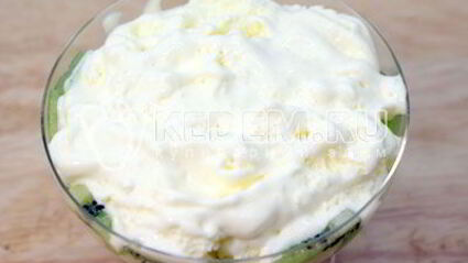 десерт из мороженого киви