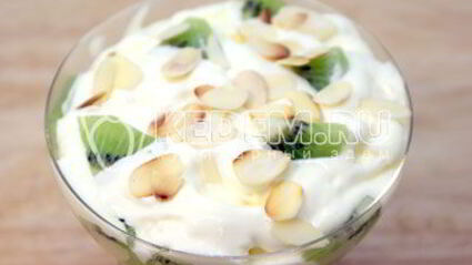 десерт из мороженого киви