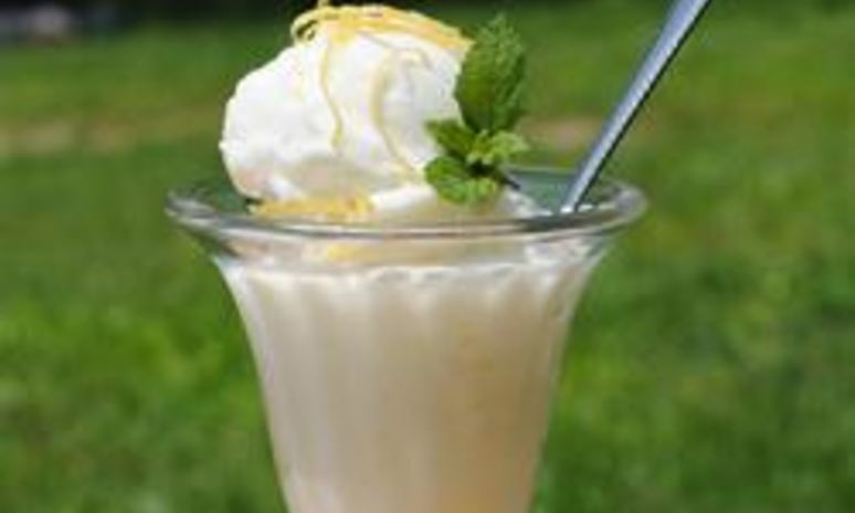 Рецепт домашнего лимонного мороженого