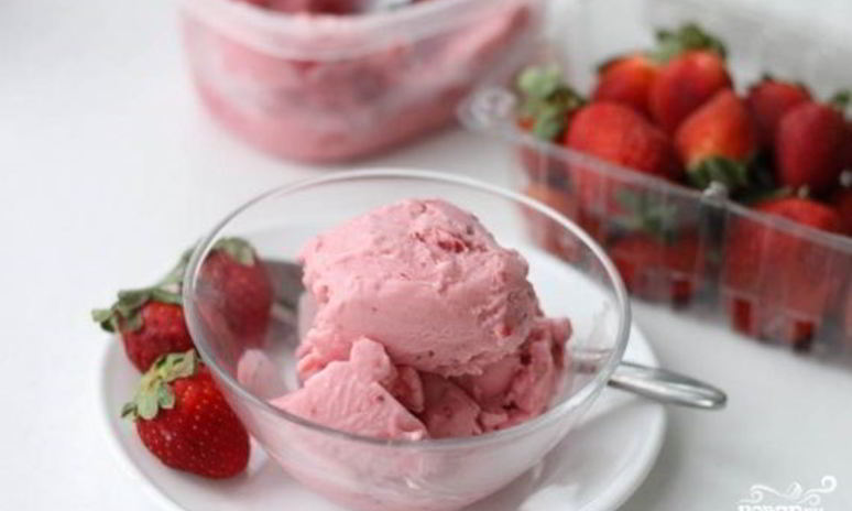 Рецепт домашнего мороженого из йогурта