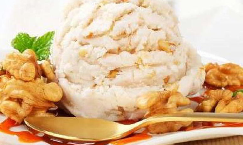 Рецепт домашнего мраморного мороженого