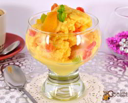 Домашнее персиковое мороженое