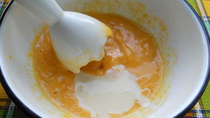 домашнее персиковое мороженое