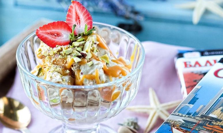 Рецепт мороженого из замороженного банана и арахисовой пасты