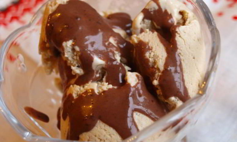 Рецепт мороженого медово-лимонного с орехами