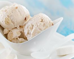 Мороженое на сгущенном молоке с маршмеллоу