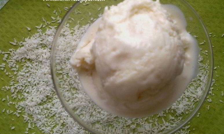 Рецепт мороженого с кокосовым молоком