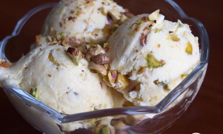 Рецепт мороженого с манго и фисташками