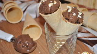 Мороженое шоколадно-кофейное