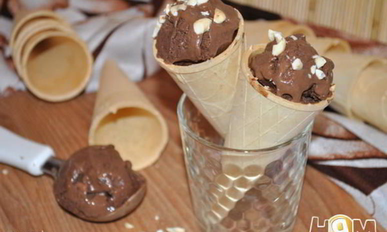 Рецепт мороженого шоколадна-кофейного