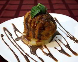 Мороженое жареное в кокосовой стружке