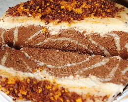 Мраморное мороженое Три вкуса