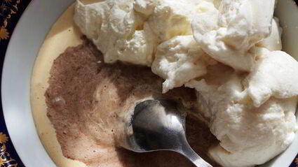 мраморное мороженое три вкуса