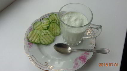 огуречное мороженое