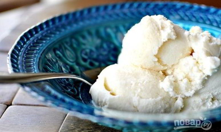 Рецепт пломбира в мороженице