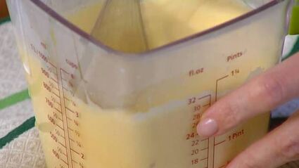 шафранное мороженое