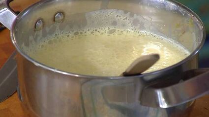 шафранное мороженое