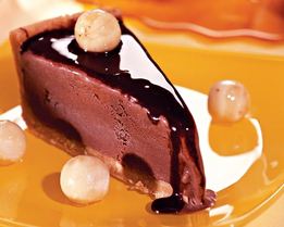 Шоколадно-банановый торт-мороженое