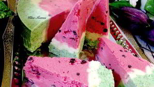 Торт-мороженое Арбуз