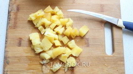 торт-мороженое с ананасом