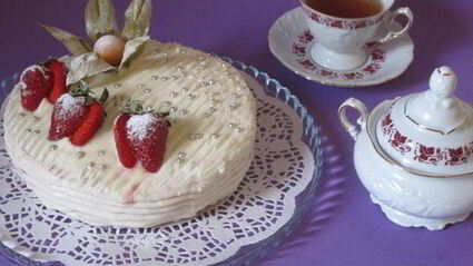 торт-мороженое с безе