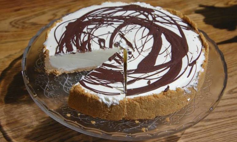 Рецепт торта-мороженого с шоколадом