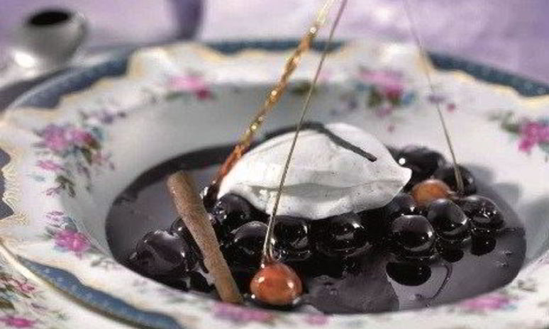 Рецепт вишневого мороженого с ликером амаретто