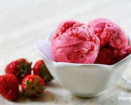 Земляничное мороженое