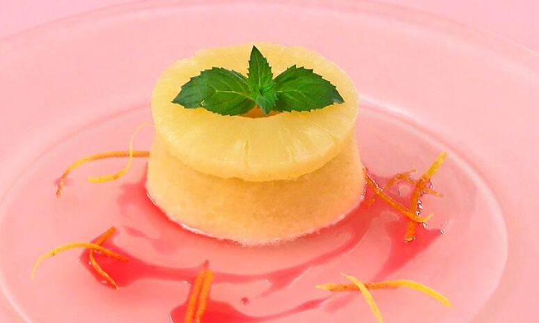 Рецепт ананасового мусса