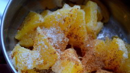 апельсиново-творожный мусс