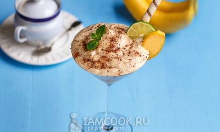 Рецепт бананового мусса