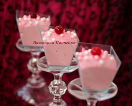 Клюквенный мусс