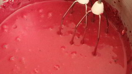 клюквенный мусс