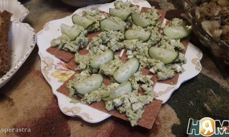 Рецепт крисп с муссом из молок