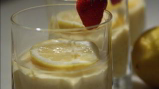 Лимонно-медовый мусс