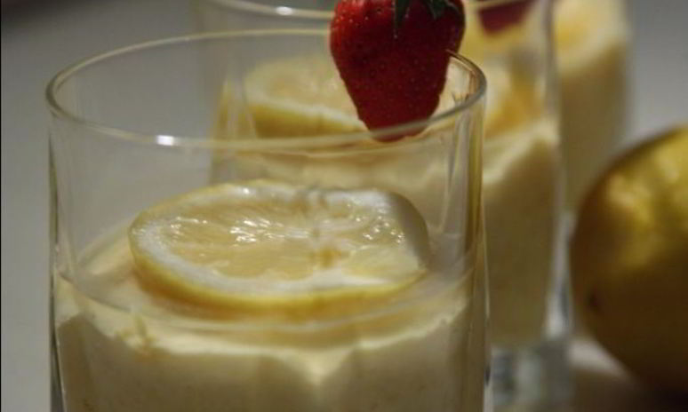 Рецепт лимонно-медового мусс