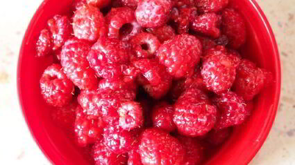 малиновый мусс из манки