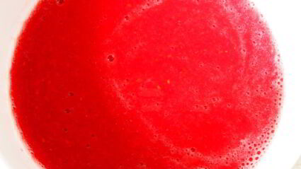 малиновый мусс из манки