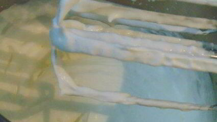 мандариновое желе с шоколадным муссом